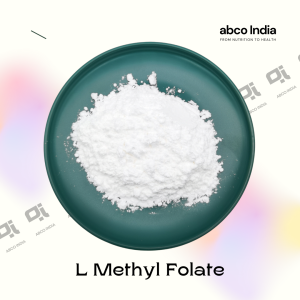 L Methyl Folate by ABCO India. ABCO India is Trusted Supplier of Pharmaceutical and Nutraceutical Raw Materials in New Delhi India.