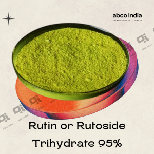 Rutin or Rutoside Trihydrate 95% by ABCO India. ABCO India is Trusted Supplier of Pharmaceutical and Nutraceutical Raw Materials in New Delhi India.